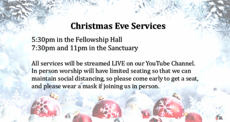 Christmas Eve 2020 : 2020 Online Christmas Eve Jingle : Christmas eve